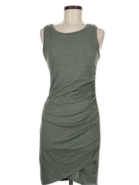Leith Olive Green Sleeveless Tank Top